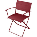 Thumbnail photo of Plein Air Armchair Chili 43 - Matstolar Utomhus - Pascal Mourgue - Röd - Metall/textilmaterial