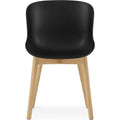 Thumbnail photo of Hyg Chair Wood - Dining chair - Black - Oak - H: 84 x L: 54 x D: 53.5 x Sh: 46 cm