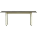 Thumbnail photo of Panel Table 90 X 200 Cm Cream Dark Brown - Matbord - Simon Legald - Brun - Metall/trä