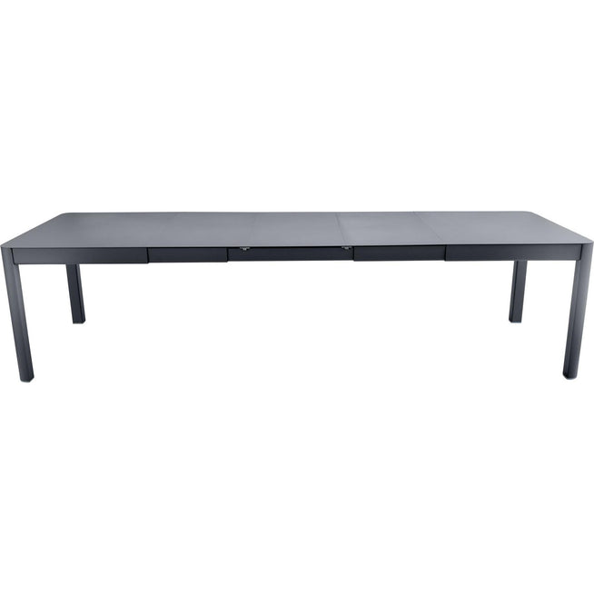 Photo of Ribambelle Table With 3 Extensions, Anthracite - Matbord Utomhus - Grå - Metall