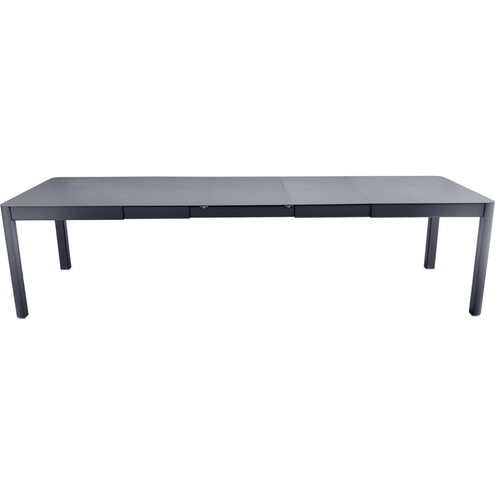 Photo of Ribambelle Table With 3 Extensions - Anthracite - Outdoor Dining Table - Metal