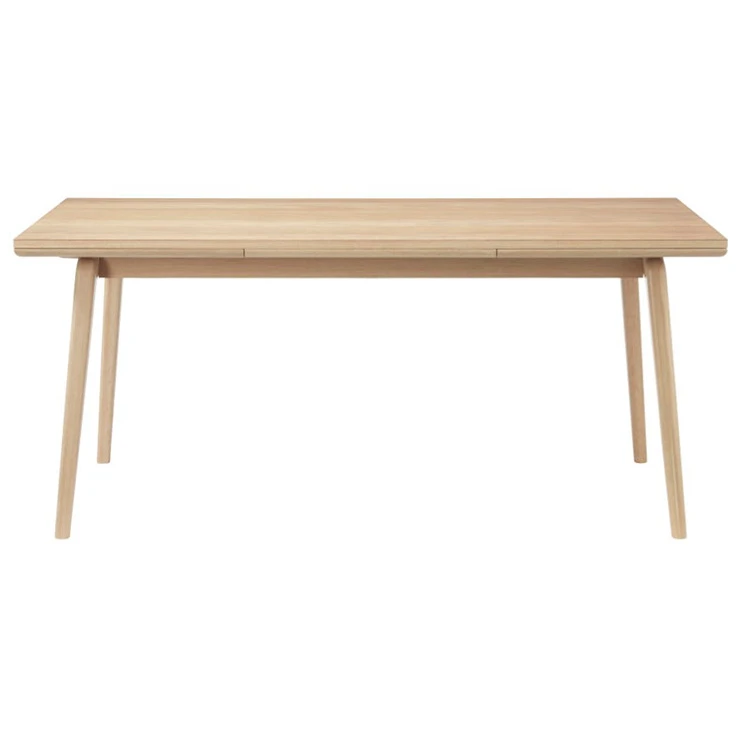 C65 dining table from Fdb Møbler (90 x 170/ 270 cm, oak lacquered)