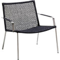 Straw Anthracite - Outdoor armchairs - Foersom & Hiort-lorenzen Mdd - Natural material/metal
