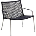 Straw Anthracite - Outdoor armchairs - Foersom & Hiort-lorenzen Mdd - Natural material/metal