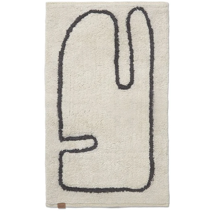 Photo of Lay Washable Mat - Bademåtte - Off-white/coffee - W50 X H70 X D1 Cm