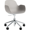 Form Armchair Swivel 5w Gas Lift Alu - Kontorstol - Aluminium /