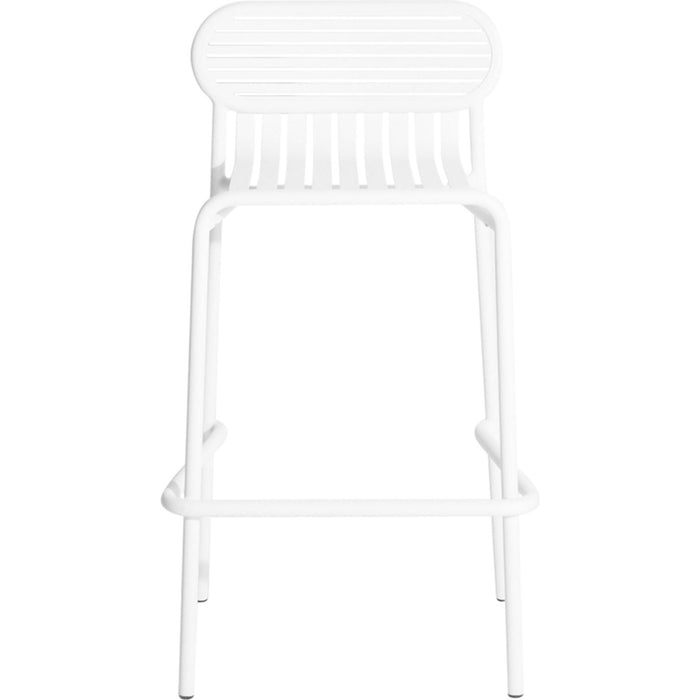 Photo of Week-end, High Stool, White - Barstolar Utomhus - Studio Brichet-ziegler - Vit - Metall