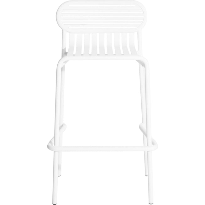 Photo of Week-end, High Stool, White - Barstolar Utomhus - Studio Brichet-ziegler - Vit - Metall