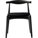 CH20 Elbow Chair - Black Lacquered Oak
