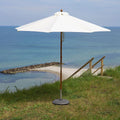 Thumbnail photo of Messina Umbrella Ø270, Dark Blue Stripes - Parasol - Skagerak Design Team