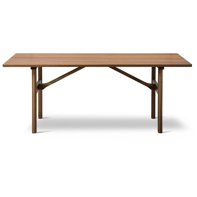 Photo of Bm84 Mogensen Table 6284 Af Børge Mogensen - Spisebord - Oiled Smoked Oak - W180 X D90 X H73 Cm
