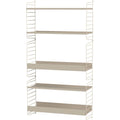 Thumbnail photo of String Wall Rack 50x30, Beige, 2-pack - Shelving - Nils Strinning - Beige - Metal