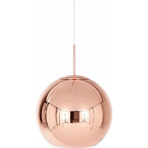 Copper Round LED Pendant Lamp