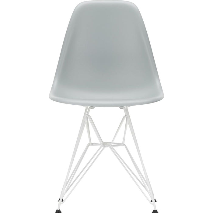 Photo of Eames Plastic Chair Dsr - 24 Light Grey - White Base - Dining Chairs - Metal/plastic