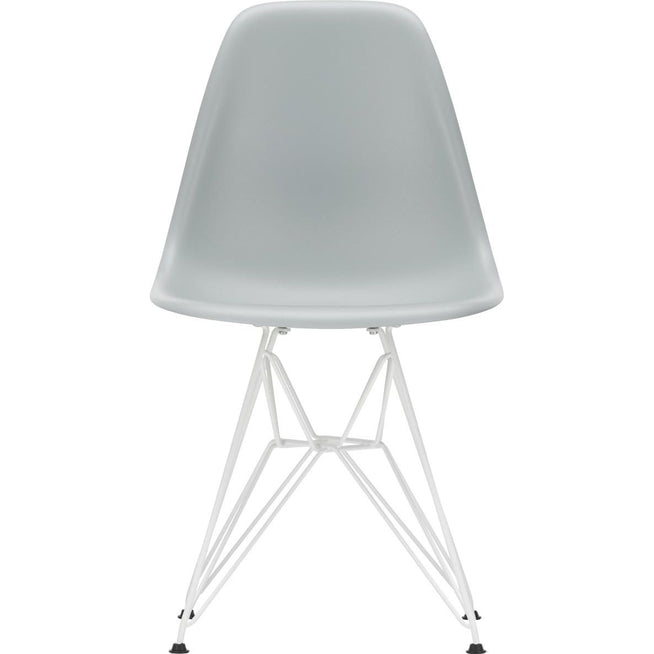 Photo of Eames Plastic Chair Dsr - 24 Light Grey - White Base - Dining Chairs - Metal/plastic