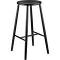 Thumbnail photo of J27b Bar Stool Beech Black Painted