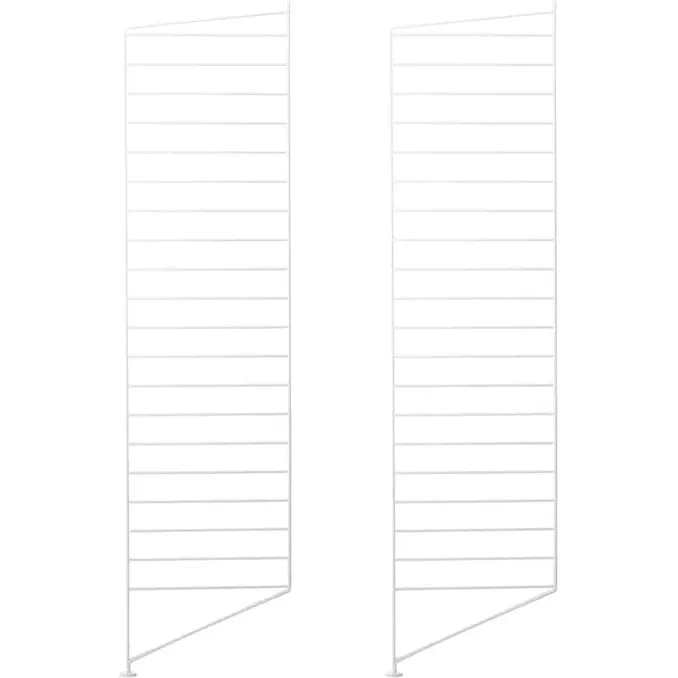 Photo of String Floorboard 115 - White - 2-pack - Shelving - Metal