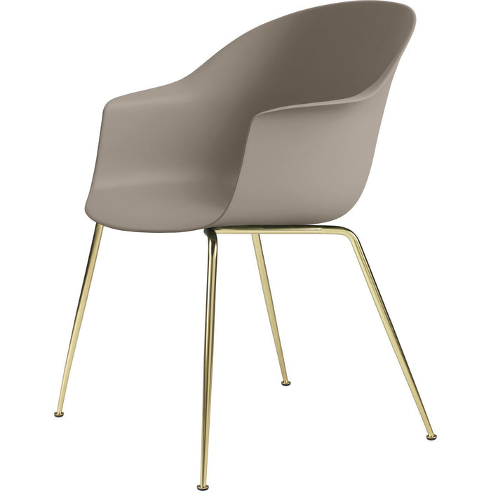 Photo of Bat Dining Chair, Un-Upholstered, Conic Base