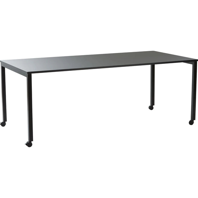 Photo of Panton Move Table Black - Matbord - Verner Panton - Svart - Mdf/laminat/metall