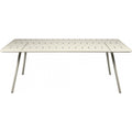 Thumbnail photo of Luxembourg Table 207 X 100, Clay Grey - Outdoor Dining Table - Frédéric Sofia - Green,Grey - Metal