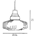 Thumbnail photo of New Wave Optic Pendant Lamp