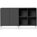 Thumbnail photo of Pair Classic Sideboard - Matt Chrome Legs