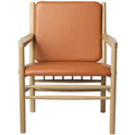 J147 Armchair - lacquered oak