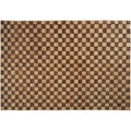 Thumbnail photo of Check Wool Jute Rug - Gulvtæppe - 140 X 200 - Coffee/natural - W140 X D1 X H200 Cm