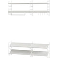 Thumbnail photo of String Wall Rack 50x30, White, 2-pack - Shelving - Nils Strinning - White - Metal