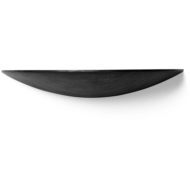 Photo of Gridy Fungi Shelf Black Oak, Medium - Wall Shelves - Gridy - Wood Colored - Wood