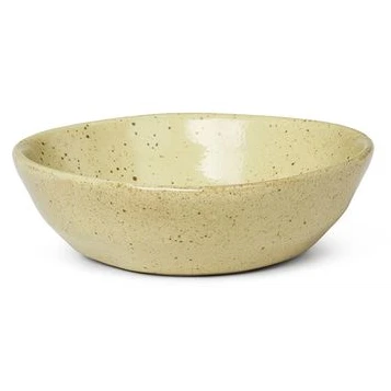 Photo of Flow Bowl - Skål - Yellow Speckle - Small - Ø9 X H2,5 Cm