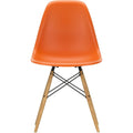 Eames Plastic Chair Dsw - 43 Rusty Orange - Ash Honey Tone - Matstolar - Charles & Ray Eames - Orange - Metall/trä/plast