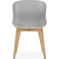 Thumbnail photo of Hyg Chair Wood - Dining chair - grey - oak - H: 84 x L: 54 x D: 53.5 x Sh: 46 cm