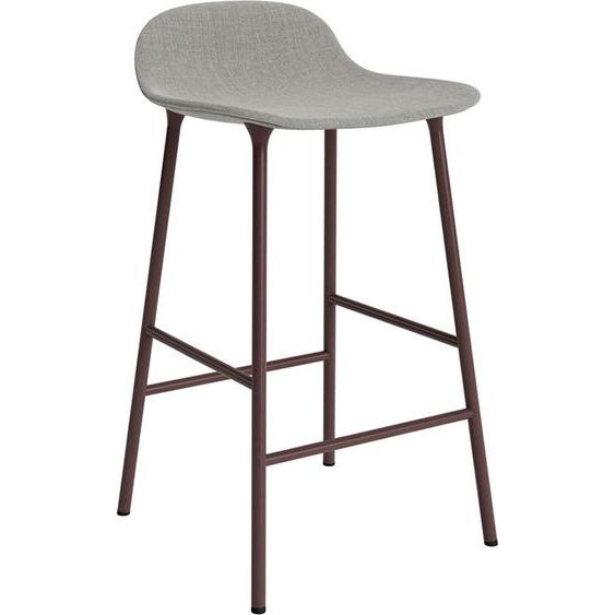 Photo of Form Bar Stool 65 Cm Full Upholstery Steel Brown Steel
