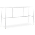Thumbnail photo of Union Bar Table - Højbord - Hvid - H105,5 - L: 190 X D:
