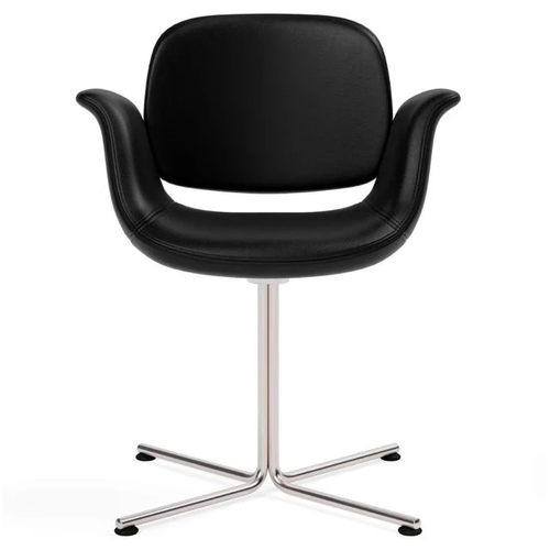Photo of Flamingo Chair 3381 By Foersom & Hiort-lorenzen - Spisebordsstol - Max 93 Indian Red / Stainless Steel - W68 X D63 X H80 X Sh45 Cm