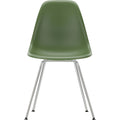 Eames Plastic Chair Dsx - 48 Forest - Chrome Base - Matstolar - Charles & Ray Eames - Grön - Metall/plast