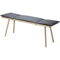 Thumbnail photo of Georg Bench Untreated - Benches - Christina Liljenberg Halstrøm - Leather/wood/wool