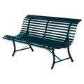 Thumbnail photo of Louisiane Bench 150 cm, Acapulco Blue - Garden benches - Blue - Metal