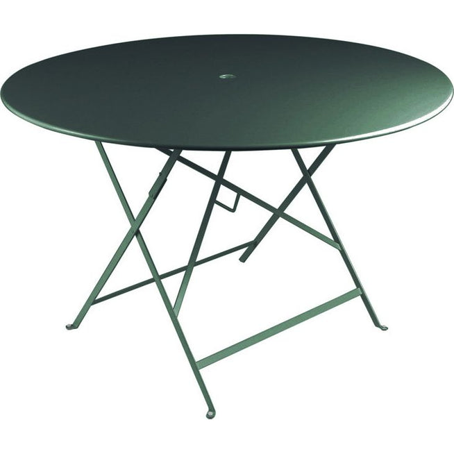 Photo of Bistro Table Ø 117 cm, Cedar Green - Outdoor dining table - Green - Metal