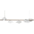 Thumbnail photo of Florii 5 Linear Pendant Light Dark Bronze/White