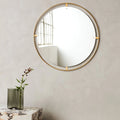 Thumbnail photo of Nimbus Mirror Ø110, Polished Brass - Full Body Mirrors - Krøyer-setter-lassen - Gold