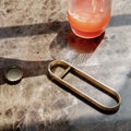 Thumbnail photo of Fein Bottle Opener - Oplukker - Brass - L12,5 B3,2 H1 Cm
