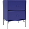 Thumbnail photo of Drift Drawer Module - Monarch / Matt Chrome Legs - Sängbord - Peter J. Lassen - Blå - Mdf
