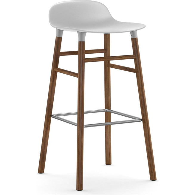 Photo of Form Bar Stool 75 Cm Walnut