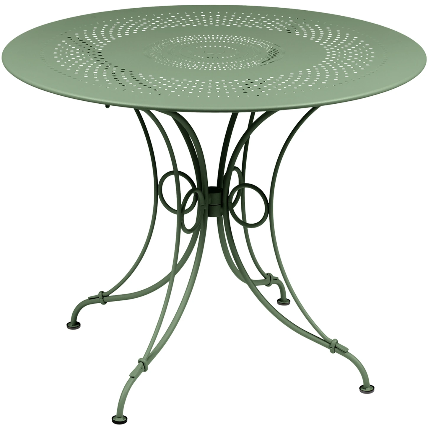 1900 Table Ø 96 cm, Cactus - Outdoor dining table - Green - Metal