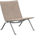 Thumbnail photo of Pk22, Canvas, Natural - Armchairs - Poul Kjærholm - Beige - Metal