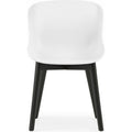 Thumbnail photo of Hyg Chair Wood - Dining Chair - White - Black Oak - H: 84 x L: 54 x D: 53.5 x Sh: 46 cm