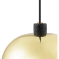Thumbnail photo of Grant Pendant Lamp Black, Large- Steel, Granite