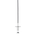 Thumbnail photo of Star Pendant Lamp, Nickel-plated Brass, Black Cable - Pendant Lamps - Jonas Bohlin - Silver